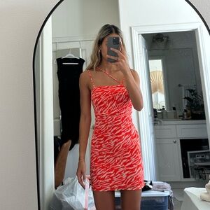 Animal print statement dress